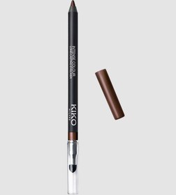 تصویر خط چشم رنگی پررنگ و ماندگار ۱۱ آبی متالیک تیل برند kiko milano Intense Colour Longlasting Eyeliner 11 Metallic Blue Teal