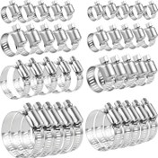 تصویر بست شیلنگ استیل سایز ۱۲-۸ 