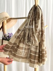 تصویر شال حریر ابریشم برند دیور Dior کد: ۴۱۱۰۲ 
