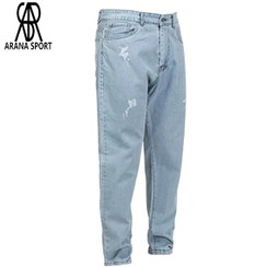 تصویر شلوار لی مام فیت مردانه اسپرت – استایل خاص و راحت | آرنا اسپورتر - 40 / 46096 Men's Mom Fit Denim Jeans – Sporty & Stylish | Arenasporter