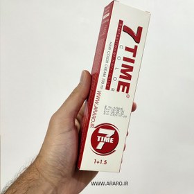 تصویر رنگ مو سری پلاتینه حجم 100میل سون تایم A.11 - بلوند پلاتینه خاکستری خیلی روشن Seven Time Platinum Hair Color 100ml