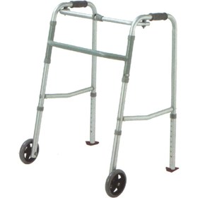 تصویر واکر تاشو ترکیبی چرخ دار جی تی اس Wheeled hybrid Folding Walker JTS