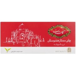 تصویر چای سیاه کیسه ای گلستان ممتاز هندوستان پک ۲۵ عددی 