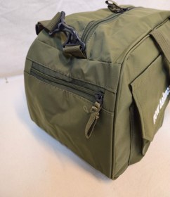 تصویر کیف ورزشی جا کفشی دار دو جیب کرم خاکی 