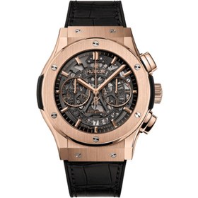 تصویر ساعت مچی هابلوت کلاسیک فیوژن اسکلتون رزگلد (تک و ست) Hublot Classic Fusion Skeleton Rose Gold 