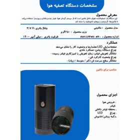 تصویر تصفیه‌ هوای ماشینی 