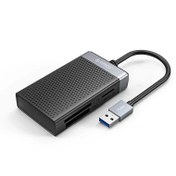 تصویر کارت خوان USB3.0 اوریکو مدل CL4T-A3مشکی - نقره ای کارت خوان