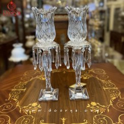 تصویر شمعدان تراش خورشیدی سه گل 