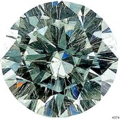 تصویر نگین موزانایت روسی درجه یک و اصلی کد 4374 