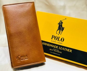 تصویر کیف پول تمام چرم polo 