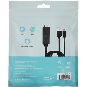 تصویر کابل تبدیل لایتنینگ به HDMI پرودو 