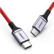 تصویر کابل USB-C یوگرین مدل US294 60186 طول 1 متر ا Cable Ugreen US294 60186 USB-C 1m Cable Ugreen US294 60186 USB-C 1m