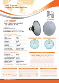 تصویر آنتن دیش دلتالینک ANT-HP5535N Deltalink ANT-HP5535N Dish Antenna