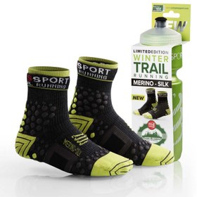 تصویر جوراب رانینگ نیم ساق Compressport مدل Winter Trail 