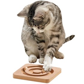 تصویر لوازم گربه فروشگاه اوجیلال ( EVCILAL ) اسباب بازی هوشمند کارلی چوبی گربه 19 – 19 – 2 سانتی متر – کدمحصول 173293 