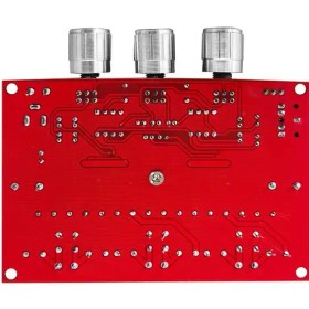 تصویر ماژول آمپلی فایر 2کاناله 50 وات با ساب ووفر 100 وات مدل XH-M139 BOARD MODULE AMPLIFIER 2x50W+100W XH-M139