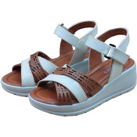 تصویر صندل زنانه سفید مدل 4003 