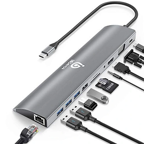 HUB USB-C UGREEN 5 EN 1 - 3 USB 3.0 - 1 HDMI - 1 USB-C DP - 1 JACK 3.5MM (  80132 )