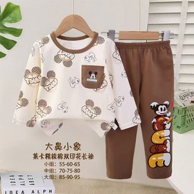 تصویر بلوز شلوار راحتی بچه گانه کد 21910 