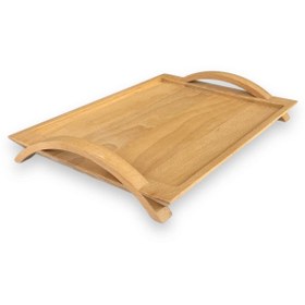 تصویر سینی پذیرایی چوبی باماها XSR 9266 