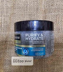 تصویر اسکراب کف سر ترزمی مخصوص موهای چرب مدل Purify & Hydrate 300 میلی لیتر ماسک و اسکراب برند ترزمی