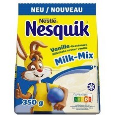 تصویر پودر نوشیدنی میلک شیک با طعم وانیلی نسکویک میکس 350 گرم نستله Nestle 