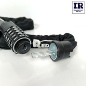 تصویر قفل زنجیری ردلاین مدل RE870 ضدبرش فولادی 