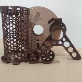 تصویر فیلامنت abs قهوه ای EX3D 