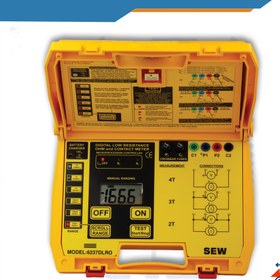 تصویر میکرو اهم متر حساسیت 1 میکرو اهم SEW 6237 DLRO Micro ohmmeter