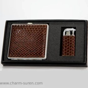 تصویر ست کیف سیگار وفندک 08 