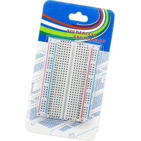 تصویر برد بورد مینی ۴۰۰ سوراخ مدل MB-102 سایز ۵.۵ * ۸.۵ سانتی متر 