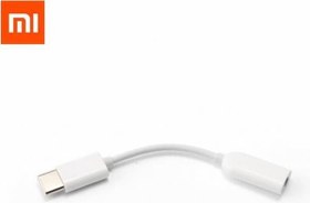 تصویر تبدیل Xiaomi شیائومی پورت Type C به پورت Aux (اصلی) Xiaomi Type-C To 3.5mm Audio Cable ORIGINAL