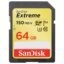 تصویر کارت حافظه SanDisk 64GB Extreme SDXC UHS-I 150MB/S ا SanDisk 64GB Extreme SanDisk 64GB Extreme
