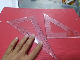 تصویر ست ۲ عددی گونیا ۴۶ و ۳۰/۶۰ 