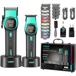 تصویر ماشین اصلاح وی جی آر V-885 S2 با تیغه سرامیکی و برش مستقیم 