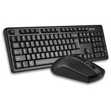 تصویر کیبورد و موس بی سیم a4tech مدل 3330NS keyboard & mouse wireless kb a4tech 3330NS