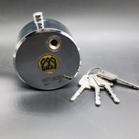 تصویر قفل سه قاف کد 001 - نقره ای 