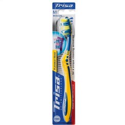 تصویر مسواک فلکسیبل هد متوسط با محافظ Trisa Trisa Flexible Head Medium Toothbrush With Cover