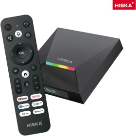 تصویر اندروید باکس هیسکا مدل A12 Hiska Android TV Box A12