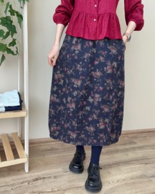 تصویر دامن لینن 