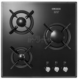 تصویر اجاق گاز شیشه ای ۳ شعله آروما مدل H 138 Aroma Glass Hob Model H 138