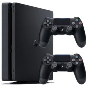 تصویر کنسول بازی سونی (استوک) کپی خور PS4 Slim | حافظه 500 گیگابایت به همراه یک دسته اضافه PlayStation 4 Slim Copy Set (Stock) 500 GB + 1 extra controller