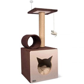 تصویر درخت گربه دو طبقه نیناپت کد Ninapet Cat Tree Code