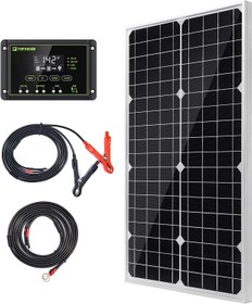 تصویر پنل خورشیدی مدل TP-solar Solar Panel Kit 30W 12V - ارسال 15 الی 20 روز کاری 