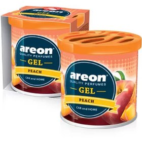 تصویر خوشبو کننده ژل آرئون هلو (areon gel (peach areon gel quality perfumes