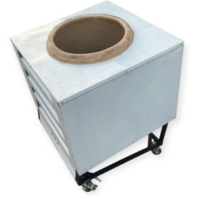 تصویر تنور گلی باکس ۸۰×۸۰ 