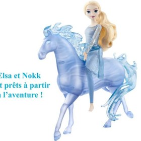 تصویر ست عروسک السا و واتر ناک از دیزنی فروزن برند dİsney Disney Frozen Elsa & Water Nokk Doll Set