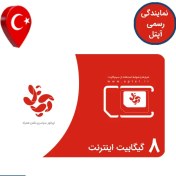 تصویر سیم کارت گردشگری آپتل ترکیه 8 گیگ اینترنت 1 ماهه 