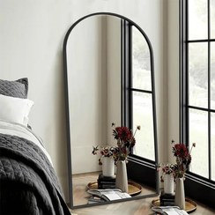 تصویر آینه مدل فلزی ماندگار F-160-60 - مشکی 