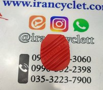 تصویر لاستیک روی پدال ترمز انواع موتور سیکلت هندا رنگی قرمز 